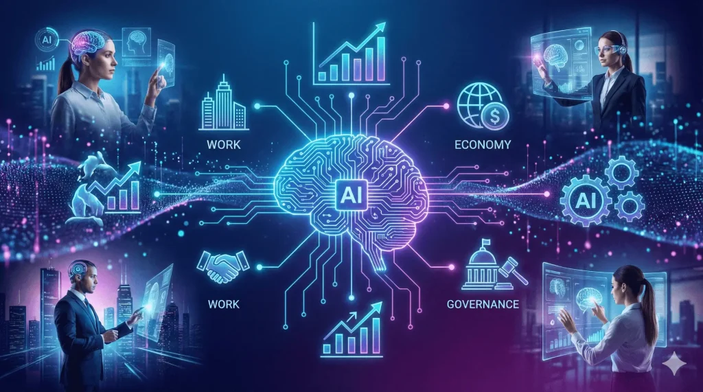 A Revolução da Inteligência Artificial em 2026: Como a IA Está a Transformar a Economia, o Emprego e a Sociedade